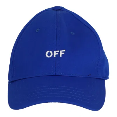 Off-white Off White Womens Blue/black Hat In Blue