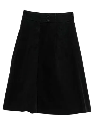 Apc A.p.c. Deborah Organic Cotton Flared Skirt Clothing In Pattern