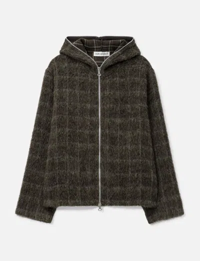 Our Legacy Check-pattern Wool-blend Sweatshirt In Multi