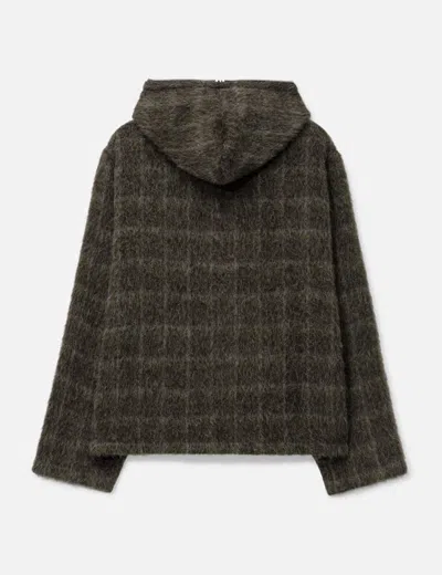 Our Legacy Check-pattern Wool-blend Sweatshirt In Multi