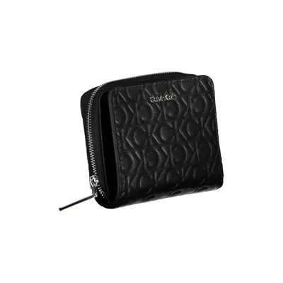 Calvin Klein Black Polyester Wallet In Black