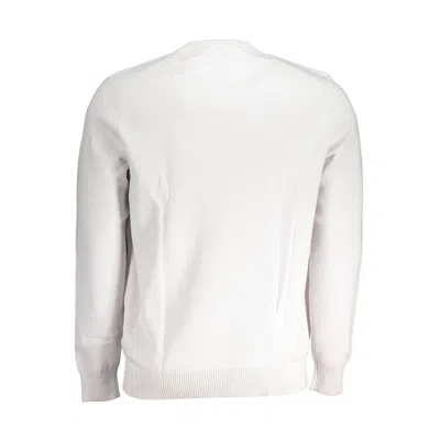 Calvin Klein Gray Cotton Sweater In White