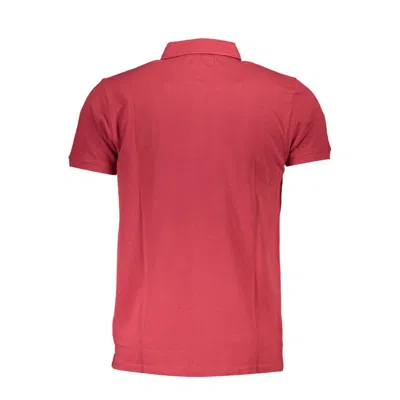 Cavalli Class Red Cotton Polo Shirt In Red