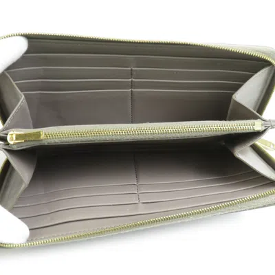 Pre-owned Celine Grayish Leather Coin Purse/coin Case ()