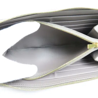 Pre-owned Celine Grayish Leather Coin Purse/coin Case ()