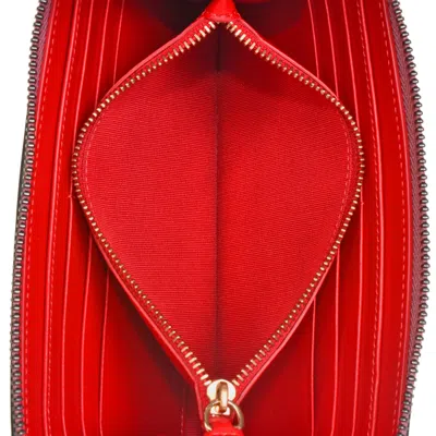Pre-owned Christian Louboutin Pink Leather Coin Purse/coin Case ()