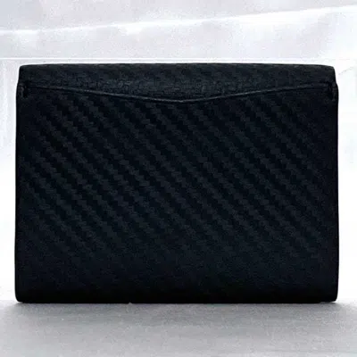 Pre-owned Dunhill Black Navy Leather Wallet (bi-fold) () In Multi