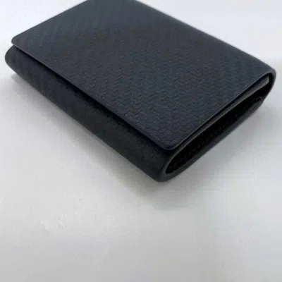 Pre-owned Dunhill Black Navy Leather Wallet (bi-fold) () In Multi