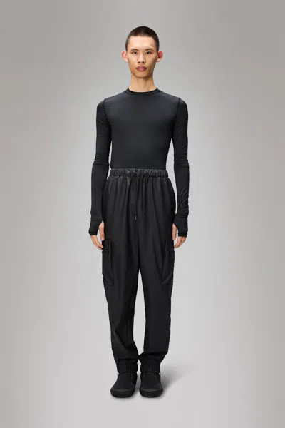 Rains Male Cargo Rain Pants Regular In Black