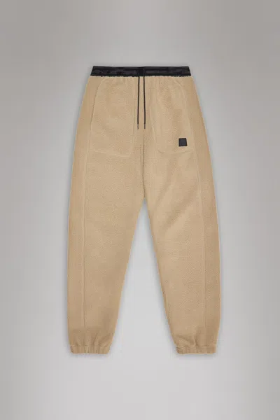 Rains Yermo Fleece Pants Regular In Beige