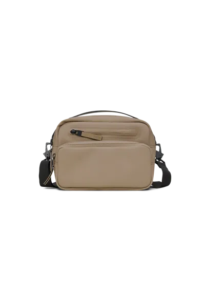 Rains Cargo Box Bag In Beige