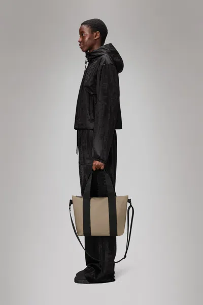 Rains Tote Bag Micro In Beige