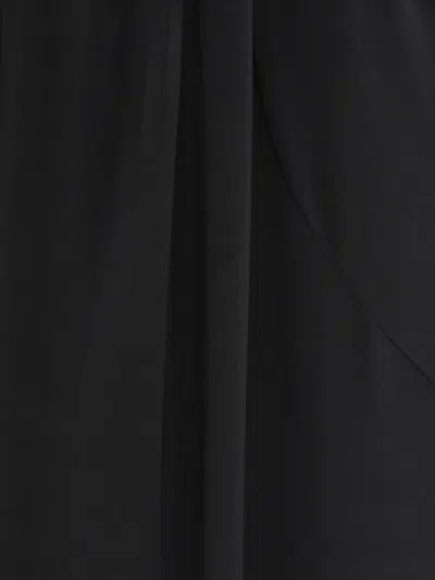 Jacquemus Women's Peplo Long Skirt In Black