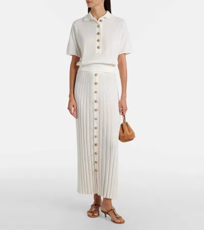 Christopher Esber Sundial Shell Cotton-blend Top In Neutral