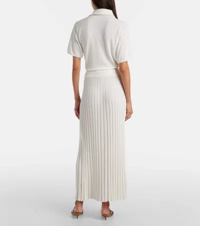 Christopher Esber Sundial Shell Cotton-blend Maxi Skirt In Neutral