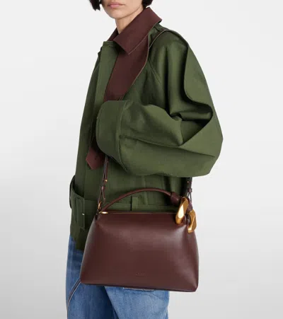 Jw Anderson Brown Leather Small Jwa Corner Handbag