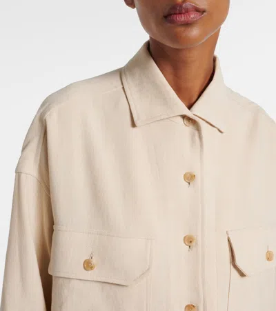 Loro Piana Yannis Overshirt In Neutral