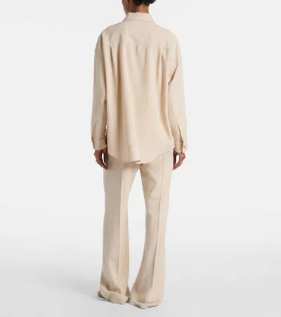 Loro Piana Yannis Overshirt In Neutral