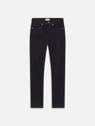 Frame Mid-rise Straight-leg Jeans In Black