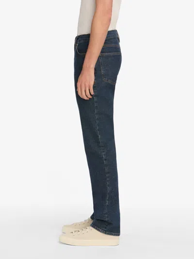 Frame Jetset Modern Straight Denim Jeans In Blue