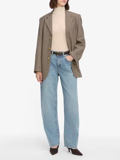 Frame Grandfather Check Blazer In Multi