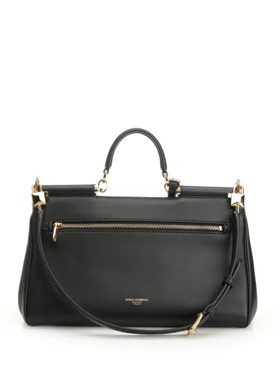 Dolce & Gabbana Medium Sicily Handbag Handbags Black