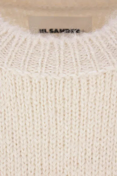 Jil Sander Knitwear In Beige Wool In Neutral