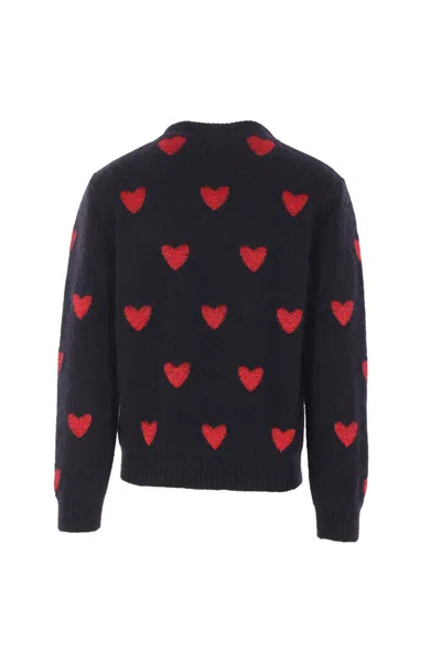 Valentino Garavani Jacquard Sweater In Black