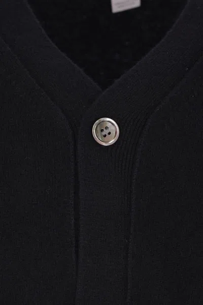 Comme Des Garçons Long-sleeved Sweater In Black