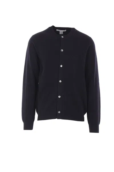 Comme Des Garçons Long-sleeved Sweater In Black