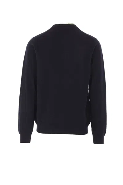 Comme Des Garçons Long-sleeved Sweater In Black
