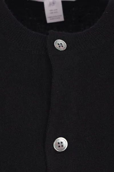 Comme Des Garçons Long-sleeved Sweater In Black