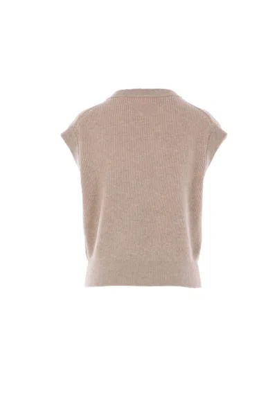 Guest In Residence Ribbed Cashmere Sweater In Neutral