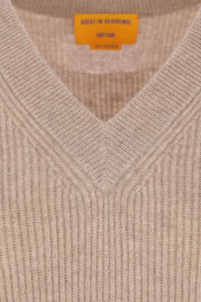 Guest In Residence Ribbed Cashmere Sweater In Neutral