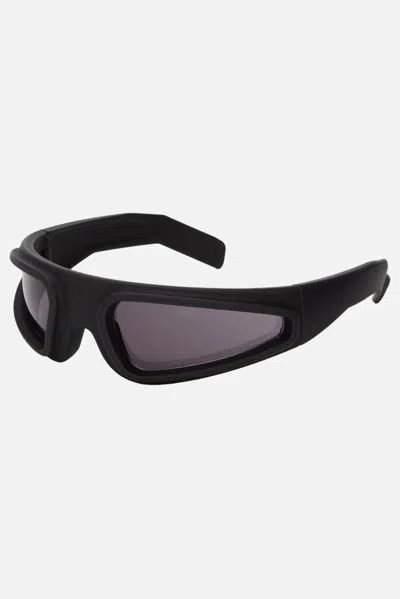 Rick Owens Biker-frame Sunglasses In Black