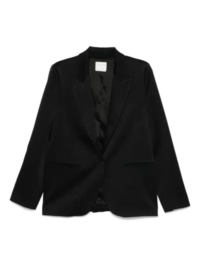 Forte Forte Single-breasted Blazer In Black