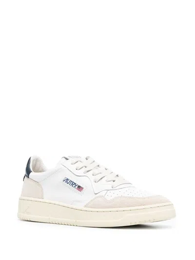 Autry Medalist Low Suede Sneakers With Breathable Design In Blue