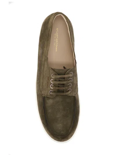 Stuart Weitzman Bristol Oxford Sneaker In Green