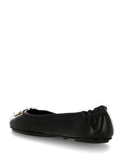 Tory Burch Flat Shoes In Black