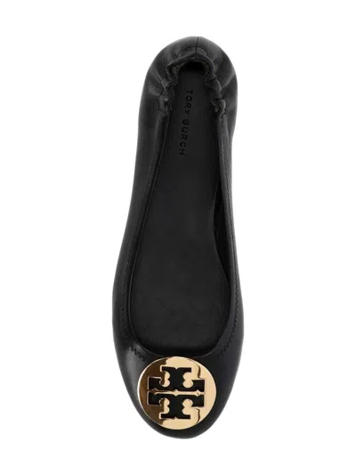 Tory Burch Flat Shoes In Black