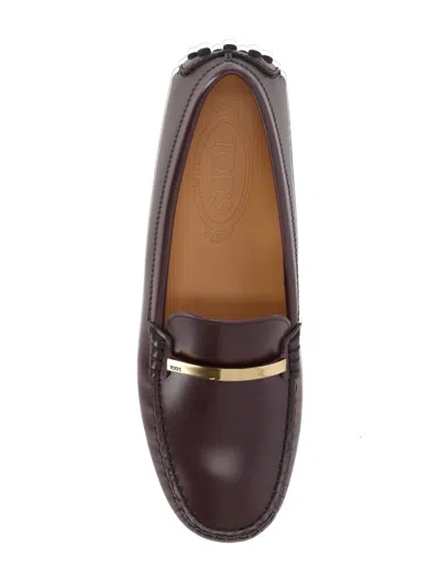 Tod's Flat Shoes In Brown