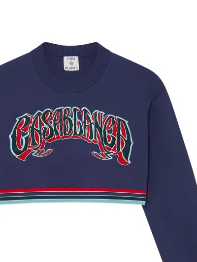 Casablanca T-shirts And Polos In Blue