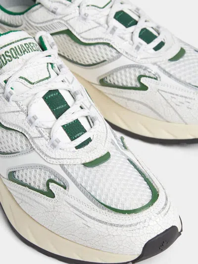 Dsquared2 Lace Up Sneakers In White
