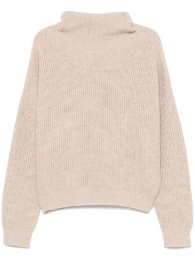Isabel Marant Brooke Cashmere And Merinos Wool Sweater Clothing In Neutral