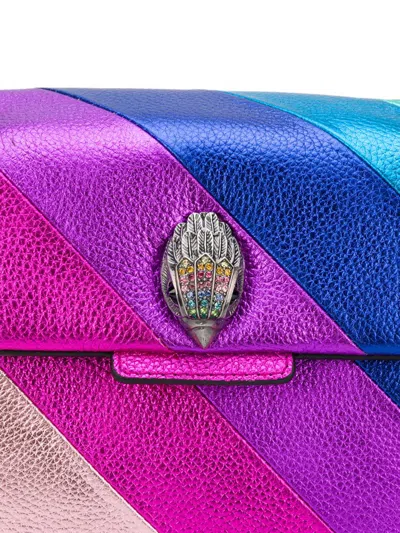 Kurt Geiger London Kensington Leather Convertible Shoulder Bag In Pink Multi