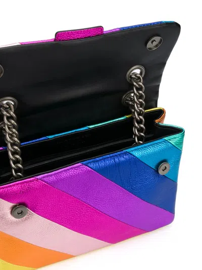 Kurt Geiger London Kensington Leather Convertible Shoulder Bag In Pink Multi