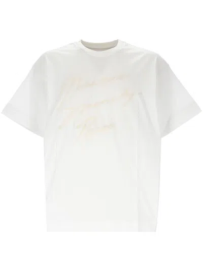 Givenchy Lightweight Jersey T-shirt With Embroidered Logo In Gray