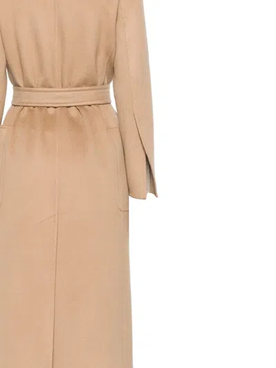 Max Mara Cashmere Dressing Gown Coat Coats Beige In Brown