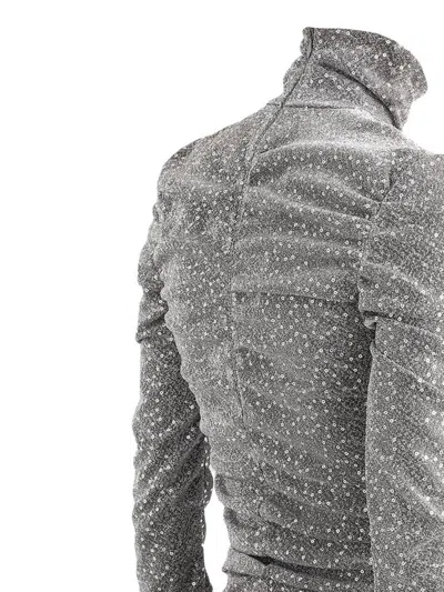 Dolce & Gabbana Sequinned Top In Gray