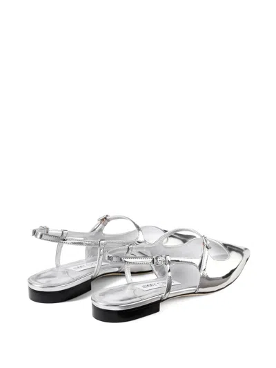 Jimmy Choo Didi Ballerina Flats In Silver